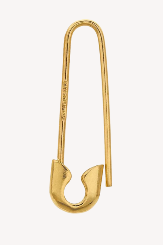 14K Gold Pin Earring