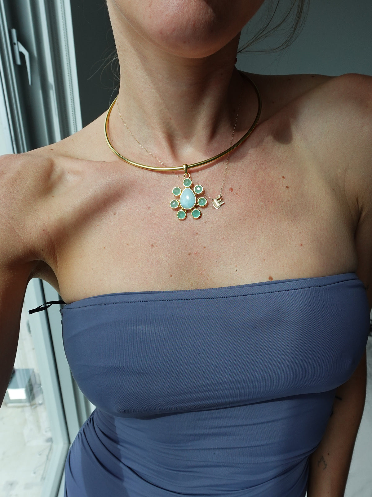 Larimar Choker