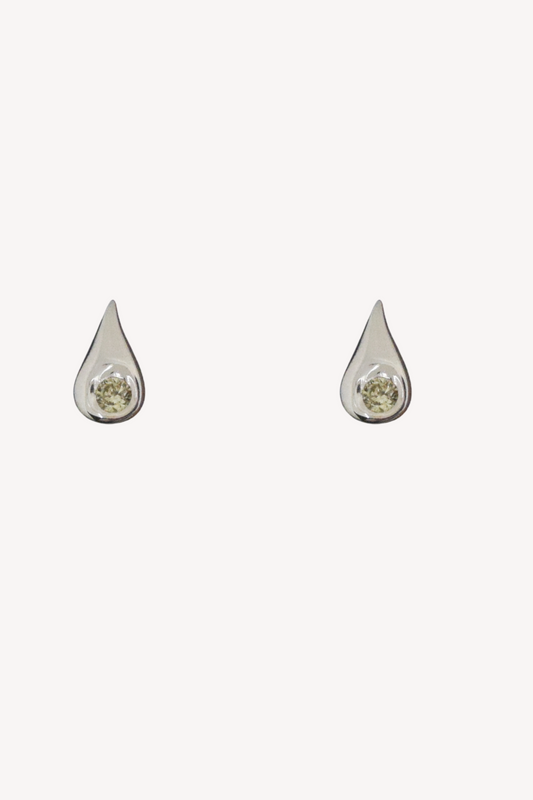 Spike Stone Earring