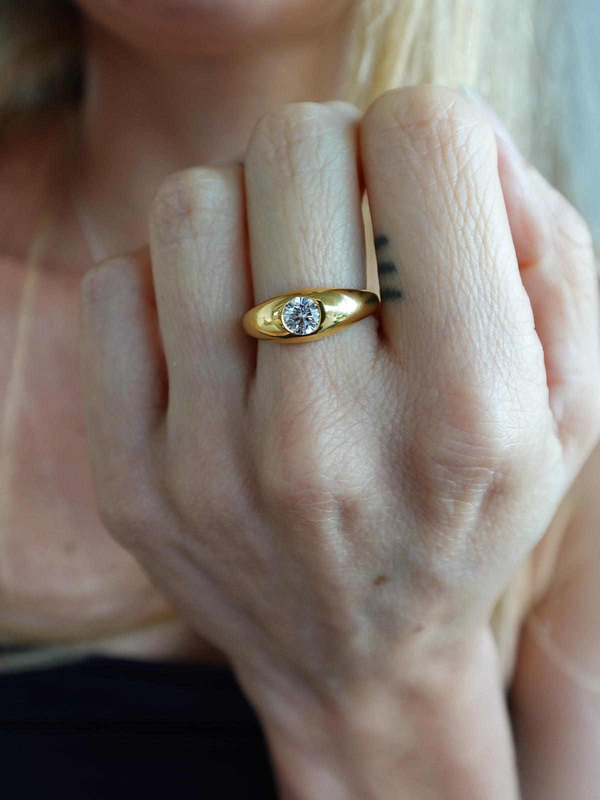 Cloud Diamond Ring