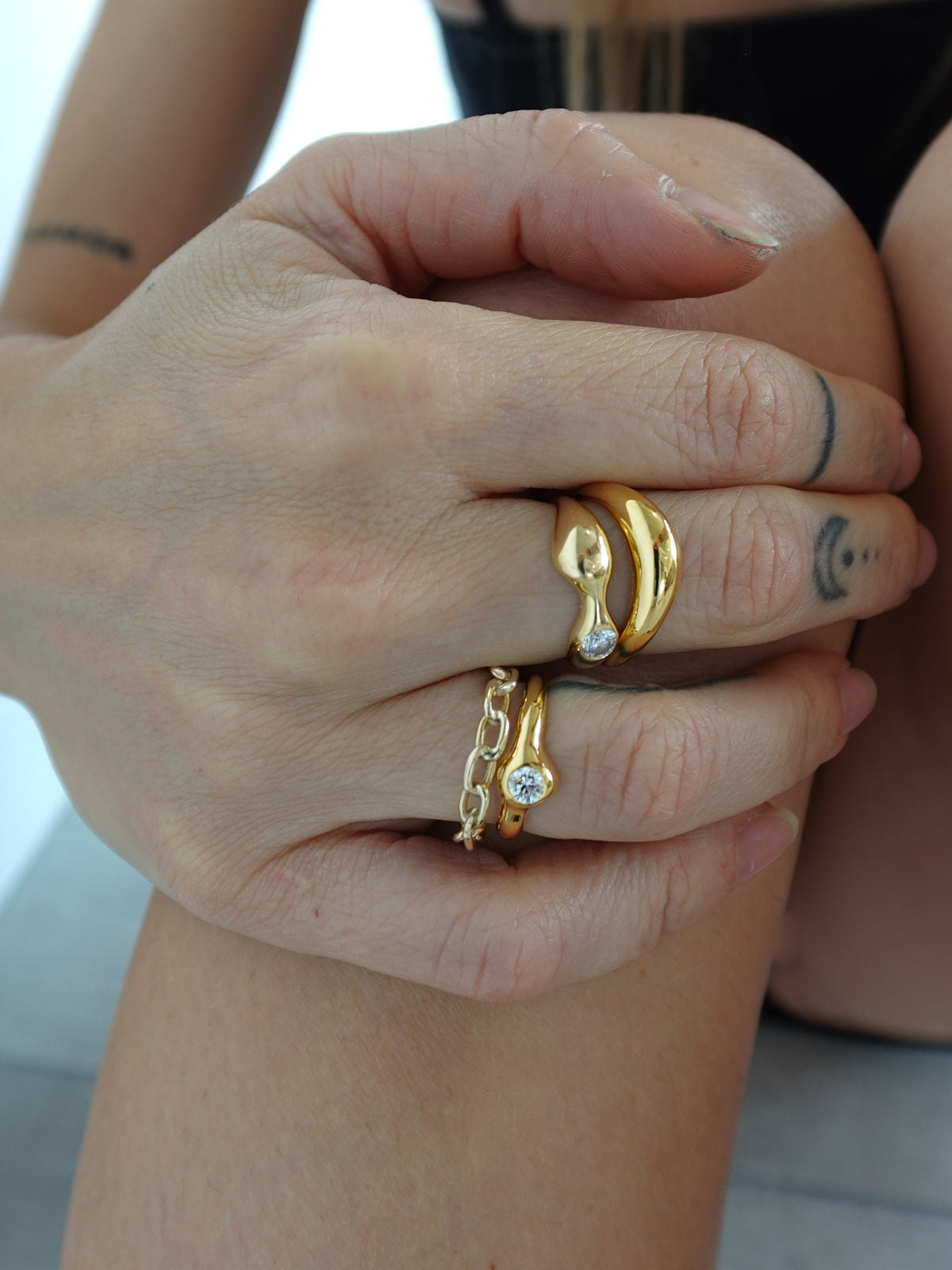 14k Chain Ring