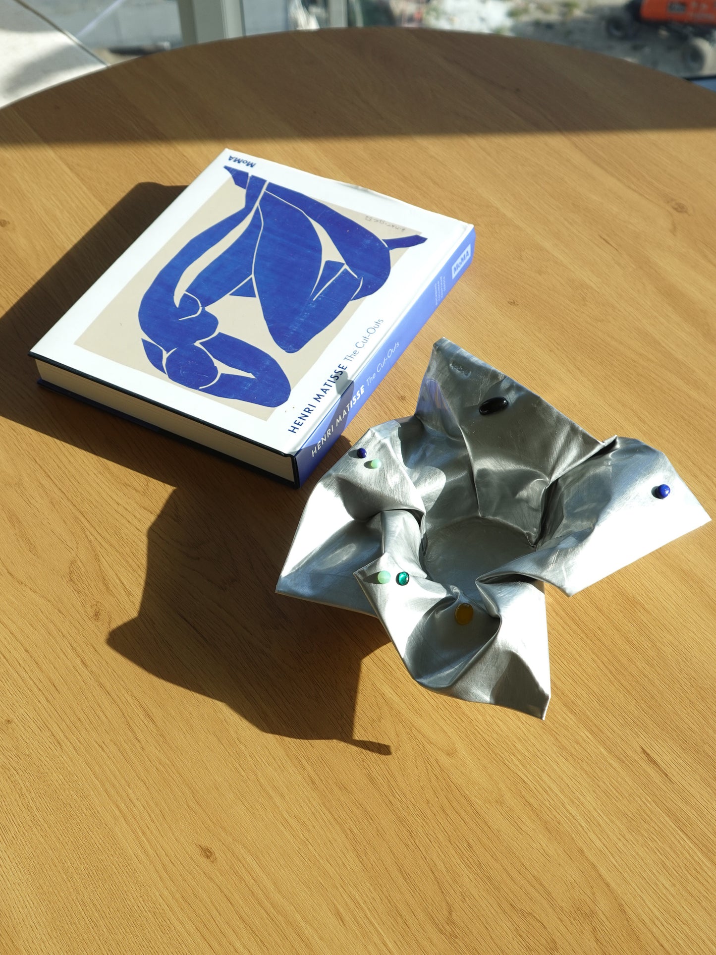 INTERVINED — Sculptural Vessel in Aluminum &amp; Natural Stone