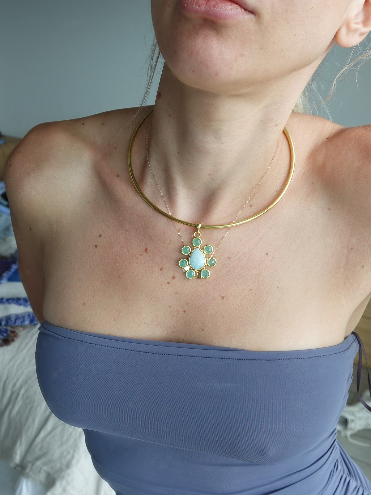 Larimar Choker
