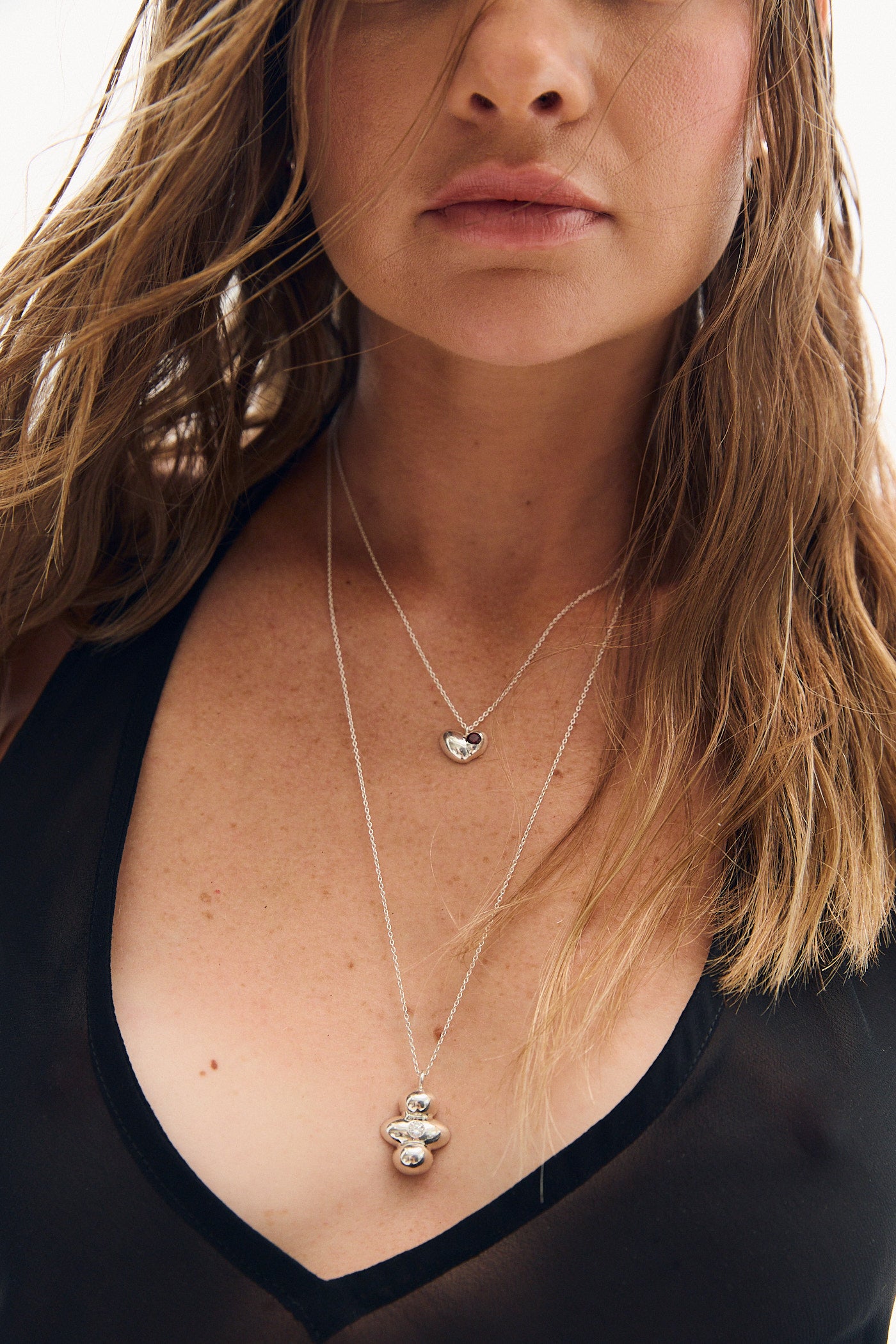 Garnet Pulse Necklace