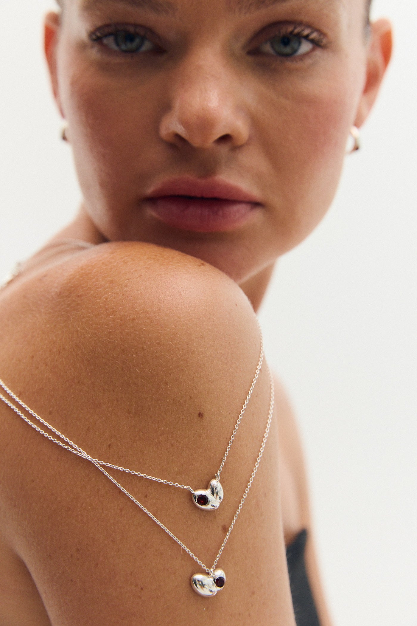 Garnet Pulse Necklace