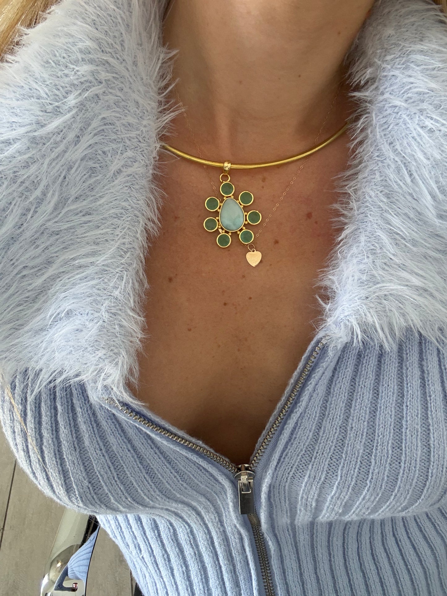 Larimar Choker