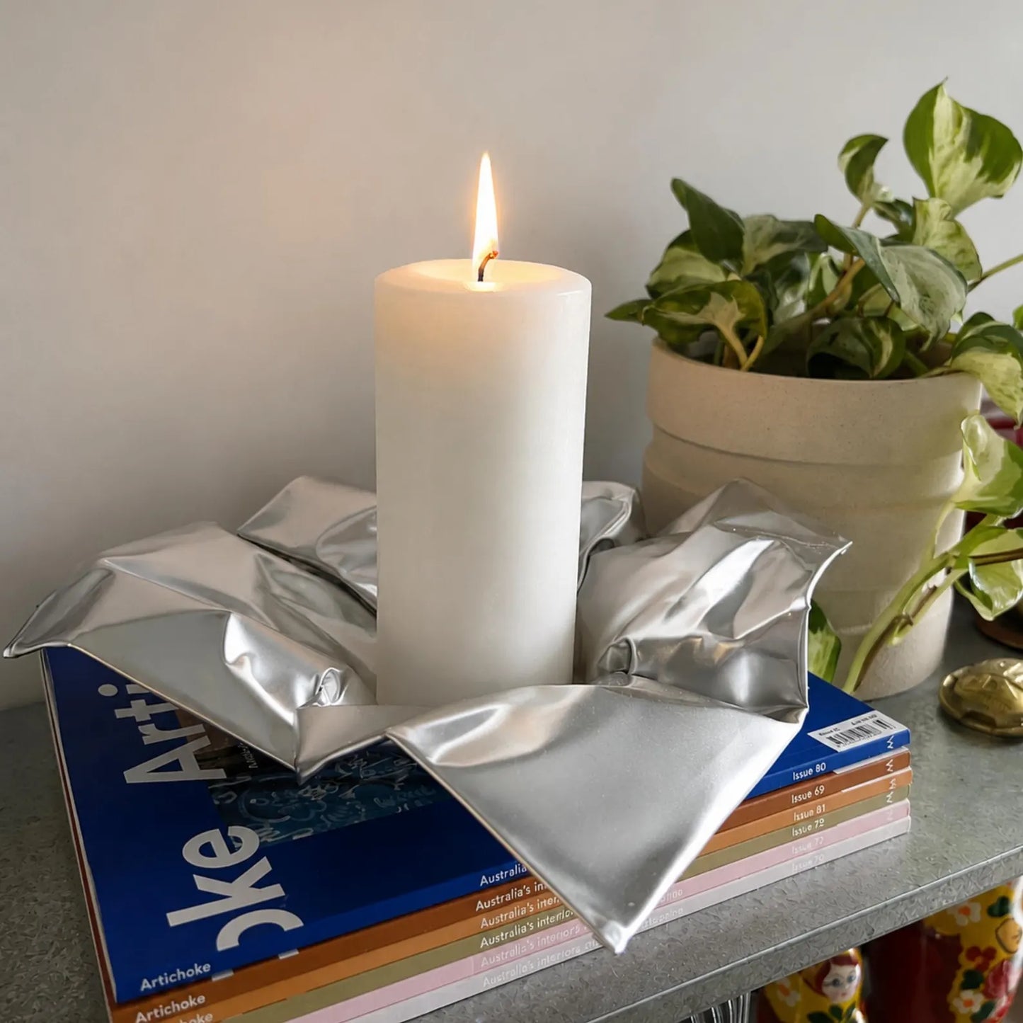 Sculptural Vase - Candle
