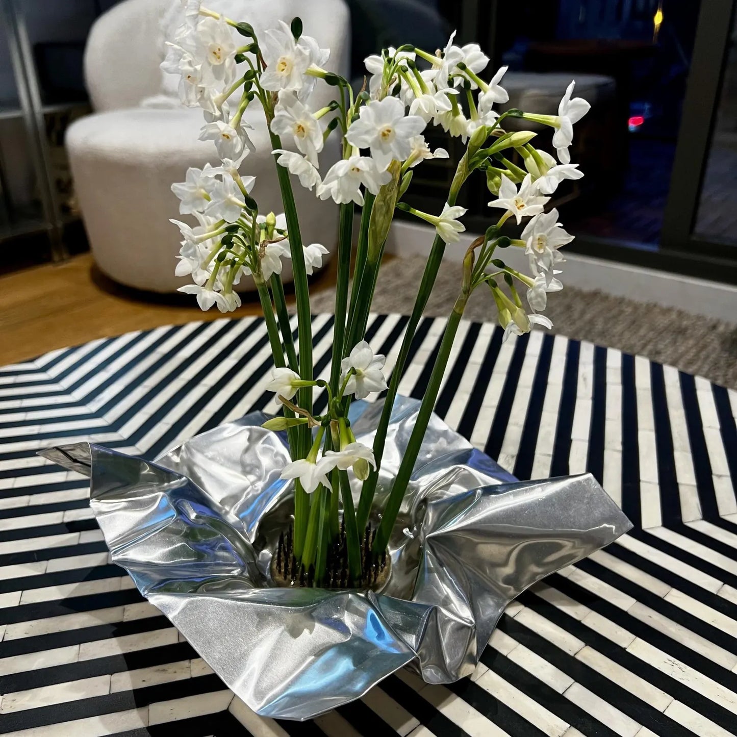 Sculptural Vase for Flowers